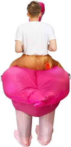 زي أروكيبوي للكبار فلامنغو قابل للنفخ، زي حيوانات مضحك للنساء، أزياء الهالوين التنكرية لحفلات عيد الميلاد in Kuwait