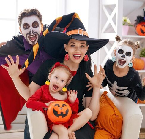 Honsny 9-16 زوجًا من أقراط الهالوين للنساء قطرة الماء من جلد اليقطين العنكبوت أقراط خفيفة الوزن مخصصة مضيئة من الجلد الصناعي in Kuwait