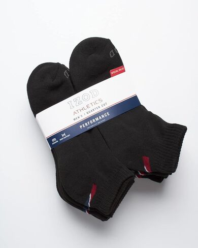 IZOD Men's Athletic Socks - Performance Cushion Quarter Socks (10 or 12 Pack) in Kuwait