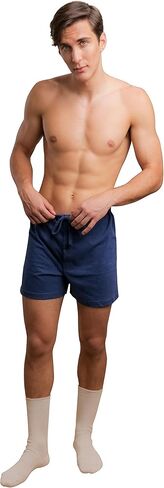 شورت بوكسر فضفاض برباط خالٍ من اللاتكس من كوتونيك للرجال الذين يعانون من حساسية الجلد والبشرة الحساسة in Kuwait