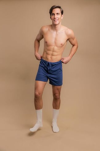 شورت بوكسر فضفاض برباط خالٍ من اللاتكس من كوتونيك للرجال الذين يعانون من حساسية الجلد والبشرة الحساسة in Kuwait