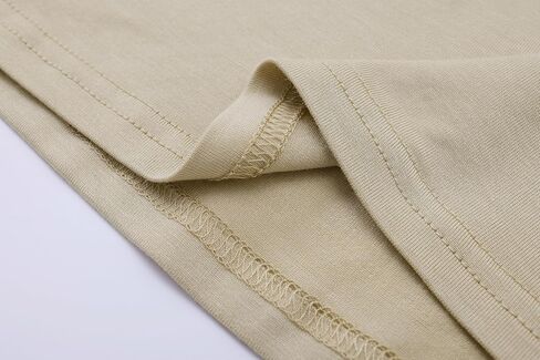 OThread & Co. Women's Long Sleeve V-Neck Crop Top Basic Comfy Stretch Tee in Kuwait