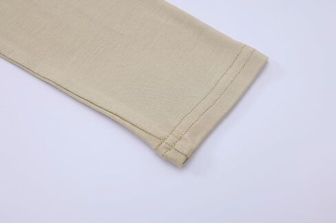OThread & Co. Women's Long Sleeve V-Neck Crop Top Basic Comfy Stretch Tee in Kuwait