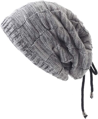 YOJEE Pony Tail Beanie Dread Beanie Knit Loop Scarf Neckerchief Dreadlocks Hat in Kuwait