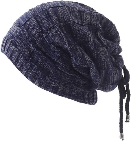 YOJEE Pony Tail Beanie Dread Beanie Knit Loop Scarf Neckerchief Dreadlocks Hat in Kuwait