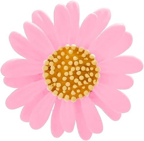 Cute Daisy Flower Brooch Pins, Plant Sunflower Suit Lapel Pin,Yellow White Sun Flower Dress Neckline Pin for Women Girls Men Gifts in Kuwait