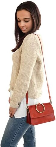 Joy Susan Women's Aria Ring Crossbody Handbag Purse Bag - in Kuwait