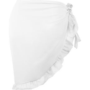تنورة نسائية من Dressever Sarong Coverups Beach Sheer بيكيني شيفون لتغطية تنورة ملفوفة لملابس السباحة in Kuwait