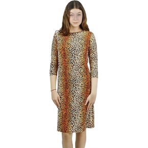 Woman Modest Tznius 3/4 Sleeve Swimdress, Beach Cover up UPF 50+ Sun Protection