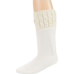 Hunter 6 Stitch Cable Boot Socks - Short Hunter White LG (Men's Shoe 7-9, Women's Shoe 8-10) in Saudi Arabia