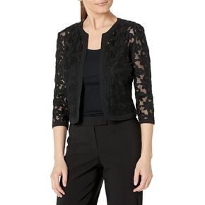 كارديجان نسائي صغير الحجم بأكتاف ناعمة من Anne Klein (ربيع 22)