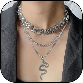 choice of all Snake Necklace Bendable Snake Bracelet Snake Shape Collar Necklace Serpent Snake Jewelry for Women Girls