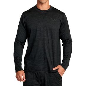 RVCA Mens Sport Long Sleeve Athletic Breathable Crewneck Tee