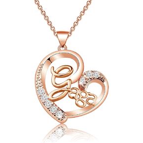 MAOFAED Gaga Gift Gaga Necklace Gaga Jewelry الجدة هدية عيد ميلاد الجدة مجوهرات هدية لها