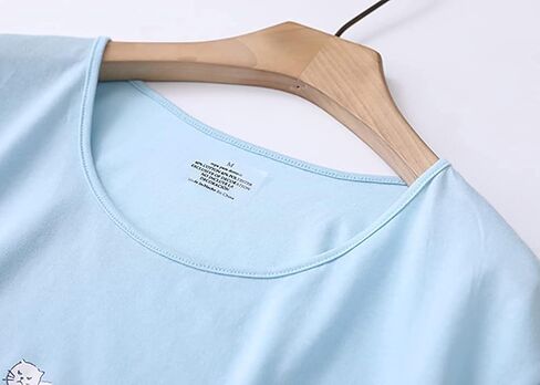 طقم بيجامات Vamodry للسيدات من القطن بأكمام قصيرة مع بنطال كابري Pjs Loungewear in Kuwait