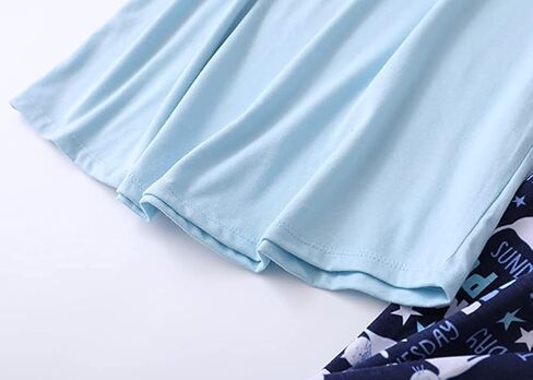 طقم بيجامات Vamodry للسيدات من القطن بأكمام قصيرة مع بنطال كابري Pjs Loungewear in Kuwait