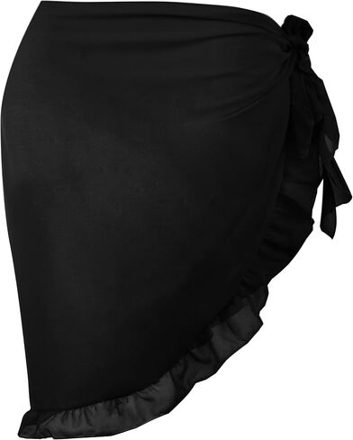 تنورة نسائية من Dressever Sarong Coverups Beach Sheer بيكيني شيفون لتغطية تنورة ملفوفة لملابس السباحة in Kuwait