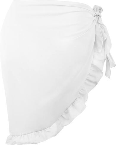تنورة نسائية من Dressever Sarong Coverups Beach Sheer بيكيني شيفون لتغطية تنورة ملفوفة لملابس السباحة in Kuwait