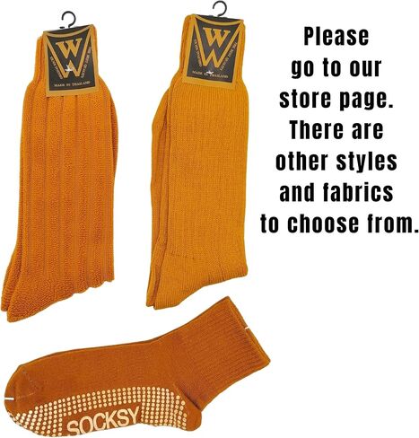 Monk Socks, Two Pairs, Crew Socks, Thick and Soft, Winter Warm, Offering Dedicated to Buddhist Monks Priest Novice Abbot Thai Thailand Laos in Saudi Arabia