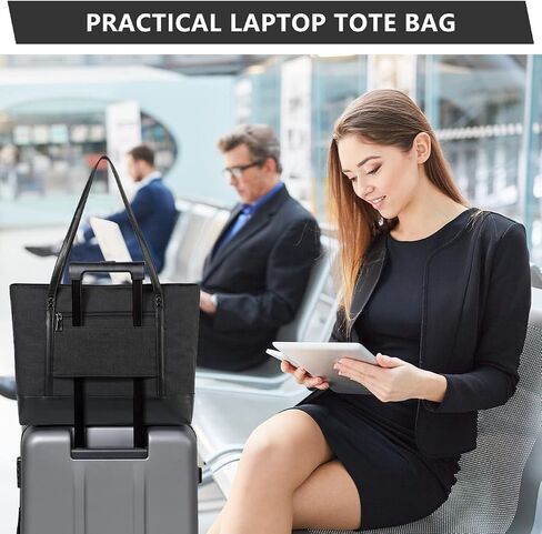 VASCHY Laptop Tote Bag for Women, Large 15.6inch Computer Teacher Bag Purse Briefcase for Travel,Work,Business,Office in Kuwait