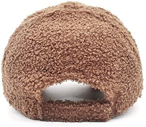Mealah Winter-Warm Baseball-Hat for Womens Faux-Lamb-Wool Adjustable Baseball Cap in Saudi Arabia