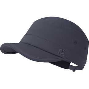GADIEMKENSD Stretch Army Cap Cadet Military Hats Flat Top Baseball Cap Short Bill Breathable in Kuwait