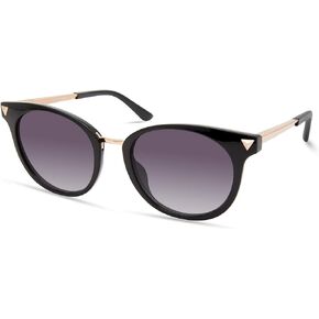GUESS Women's Stud Acccent Round Sunglasses