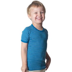 Hocosa Little Kids Organic Wool Short-Sleeved Undershirt
