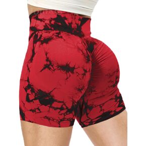 Jomkig Butt Scrunch Seamless Shorts for Women High Waist Seamless Workout Yoga Gym Running Biker Shorts