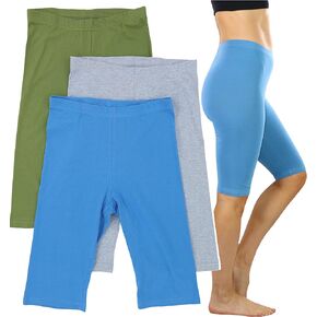 ToBeInStyle Women's Premium High Waisted Biker Shorts and Leggings in Kuwait