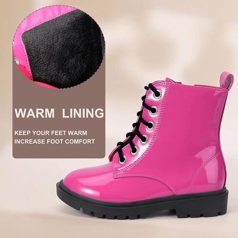 PANDANINJIA أحذية قتالية للفتيات والأولاد بأربطة للأطفال الصغار الصغار مع سحاب جانبي فستان للكاحل أحذية للفتيات in Kuwait