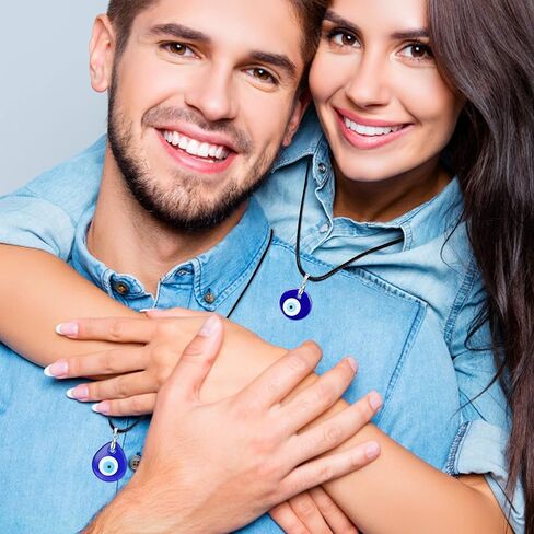 Fansilver 11 قطعة من قلادات العين الشريرة للنساء والرجال قلادة يد همسة أساور عين الشر أقراط خواتم مجموعة مجوهرات الحماية التركية هدية لصديقتك وصديقتك in Kuwait