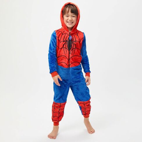 Marvel Boys' Spiderman Bodysuit Size 4 Blue in Saudi Arabia