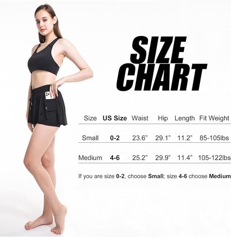 UTTPLL شورت نسائي 2 في 1 لرياضة الجري والتنس شورت عالي الخصر للتمرين واليوجا وسائقي الدراجات النارية على شكل فراشة in Kuwait