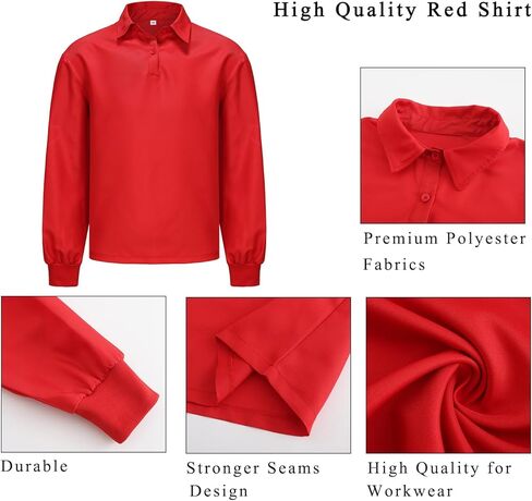 Ruimeier سوبر براذرز زي الكبار الرجال هالوين زي تأثيري بذلة قميص مع قبعة قفازات اللحية سباك البطل in Kuwait