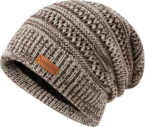 OMECHY Beanie for Men Women Winter Knit Warm Hat Stretch Plain Cuff Toboggan Cap in Saudi Arabia