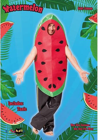 EraSpooky Men's Halloween Watermelon Costumes Adult Food Party Fancy Dress in Saudi Arabia