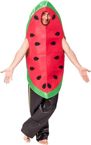 EraSpooky Men's Halloween Watermelon Costumes Adult Food Party Fancy Dress in Saudi Arabia