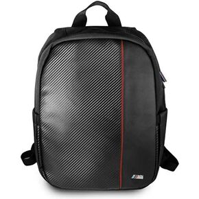 BMW BMBPCO15CAPRBK Backpack 16 Inches Black Carbon Red Stripes in Saudi Arabia