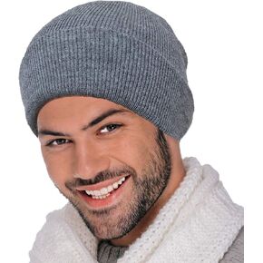 Blueberry Uniforms Merino Wool Beanie Hat -Soft Winter and Activewear Watch Cap