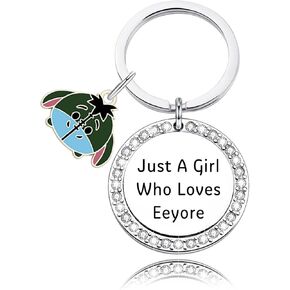 مجرد فتاة تحب Eeyore المفاتيح Eeyore مجوهرات Eeyore عاشق هدية الحيوان عاشق هدية Eeyore المفاتيح Eeyore المشجعين مجوهرات in Kuwait