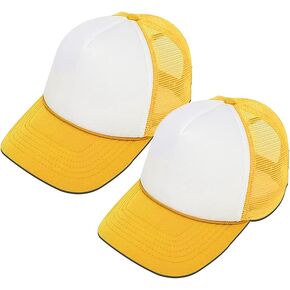 MR.R Sublimation Blanks Polyester Mesh Cap Mesh Hat Two Tone Trucker Summer Mesh Cap with Adjustable Snapback,2pcs per Pack in Kuwait