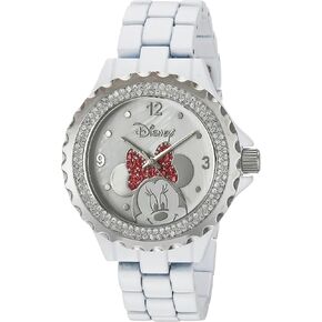 Disney Adult Enamel Sparkle Analog Quartz Bracelet Watch