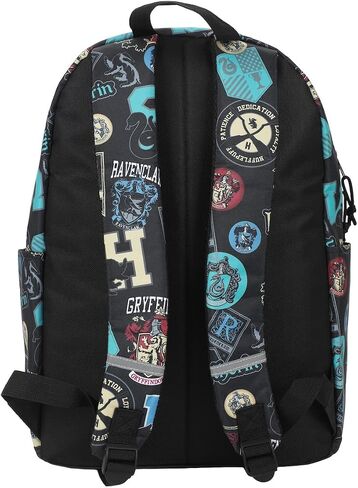 Bioworld Harry Potter Hogwarts Crest And House Banners Adult 17" Laptop Backpack in Saudi Arabia