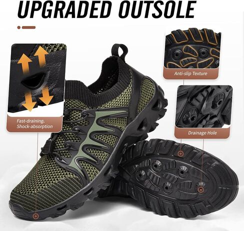 Alibress Water Shoes for Women Men Quick-Dry Aqua Shoes Men's Hiking Water Shoes Women's Beach Shoes Lightweight Water Sports Shoes for Swimming Fishing Kayaking in Saudi Arabia