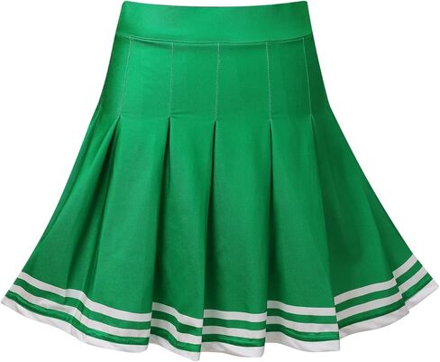 GRAJTCIN Teenagers & Womens Cheerleader Costume Halloween Party Cute Cheer Outfit Crop Top in Kuwait