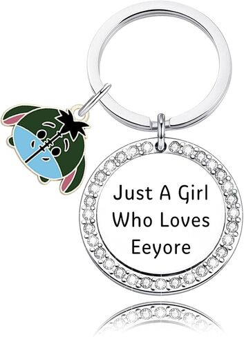 مجرد فتاة تحب Eeyore المفاتيح Eeyore مجوهرات Eeyore عاشق هدية الحيوان عاشق هدية Eeyore المفاتيح Eeyore المشجعين مجوهرات in Kuwait
