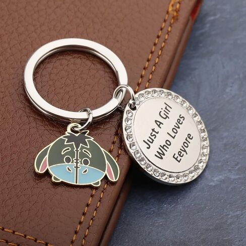 مجرد فتاة تحب Eeyore المفاتيح Eeyore مجوهرات Eeyore عاشق هدية الحيوان عاشق هدية Eeyore المفاتيح Eeyore المشجعين مجوهرات in Kuwait