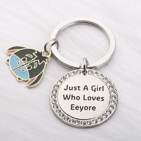 مجرد فتاة تحب Eeyore المفاتيح Eeyore مجوهرات Eeyore عاشق هدية الحيوان عاشق هدية Eeyore المفاتيح Eeyore المشجعين مجوهرات in Kuwait