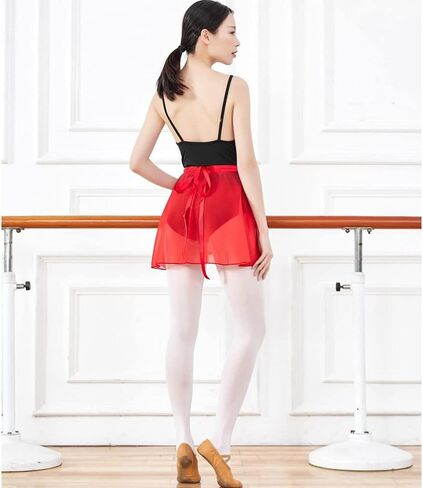Women Sheer Chiffon Wrap Over Scarf Mini Ballet Skirts for Ballerina Dancer Classes Practise Performance in Saudi Arabia